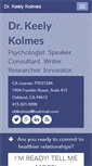 Mobile Screenshot of drkkolmes.com