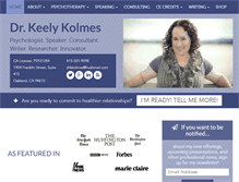 Tablet Screenshot of drkkolmes.com